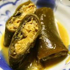 รูปของ 簡単♡早煮昆布のさば味噌巻き♡