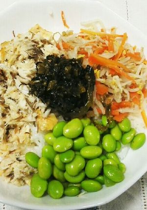 塩さばの３色丼-レシピのメイン写真