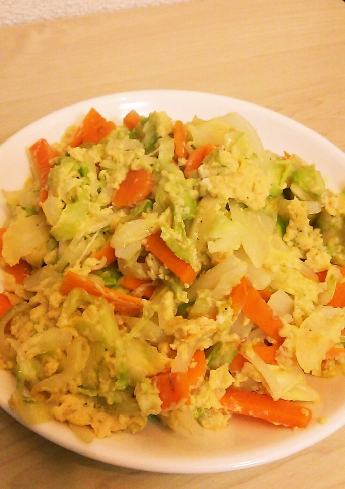 野菜と卵の炒めもの-レシピのメイン写真