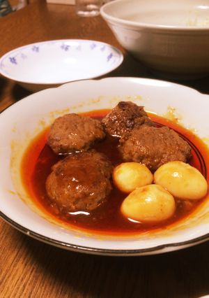 ミートボール風ハンバーグ-レシピのメイン写真