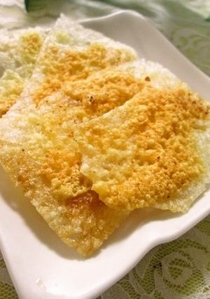 パリッパリ☆ご飯でチーズ煎餅-レシピのメイン写真