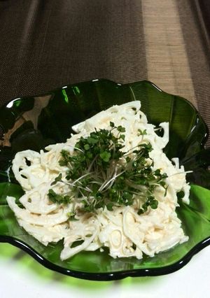 レンコン鶏ササミ缶のサラダ-レシピのメイン写真