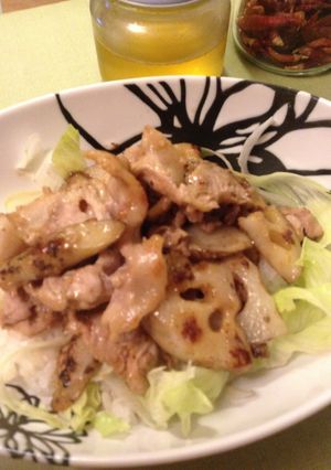 根菜と豚こまのポリポリ丼-レシピのメイン写真