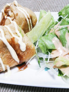 じゃがいもと挽き肉の焼き巾着-レシピのメイン写真