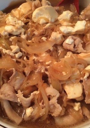 味噌が決め手！肉豆腐-レシピのメイン写真