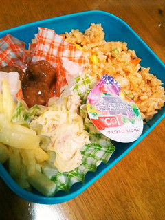 チビ秋の弁当*そうめん瓜のツナマヨ-レシピのメイン写真