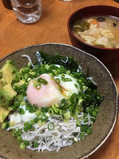 手抜日に!簡単アボカドしらす丼-レシピのメイン写真