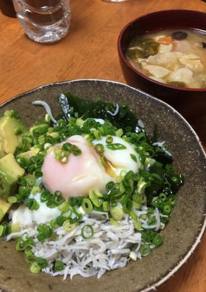 手抜日に！簡単アボカドしらす丼-レシピのメイン写真
