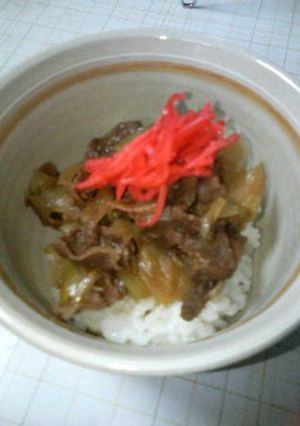 牛丼-レシピのメイン写真