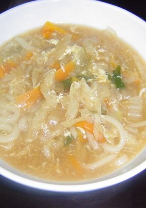 野菜たっぷりあんかけうどん-レシピのメイン写真