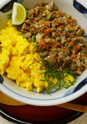 さんまのそぼろ丼-レシピのメイン写真