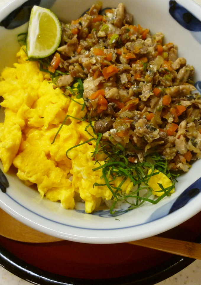 さんまのそぼろ丼-レシピのメイン写真