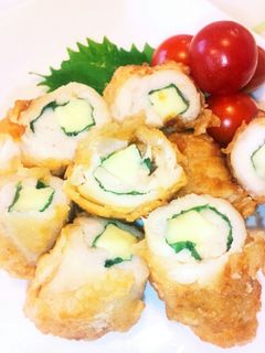 ささみの大葉チーズ巻き唐揚げ❇お弁当にも-レシピのメイン写真