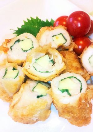 ささみの大葉チーズ巻き唐揚げ❇お弁当にも-レシピのメイン写真
