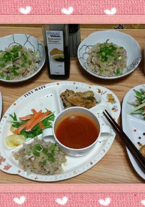 ★鶏ムネ肉のヘルシー唐揚げプレート★-レシピのメイン写真
