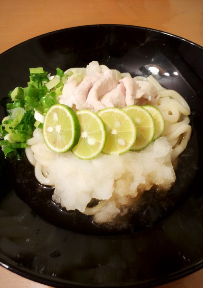 ささっと♪冷しゃぶ スダチうどん-レシピのメイン写真