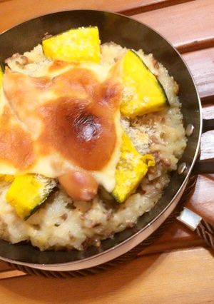 開運クッキング!豆乳かぼちゃカレードリア-レシピのメイン写真