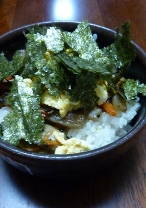 ちょっと一手間きんぴら蒸し丼-レシピのメイン写真