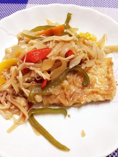 シャキシャキ食感☆めかじきの甘酢あん-レシピのメイン写真