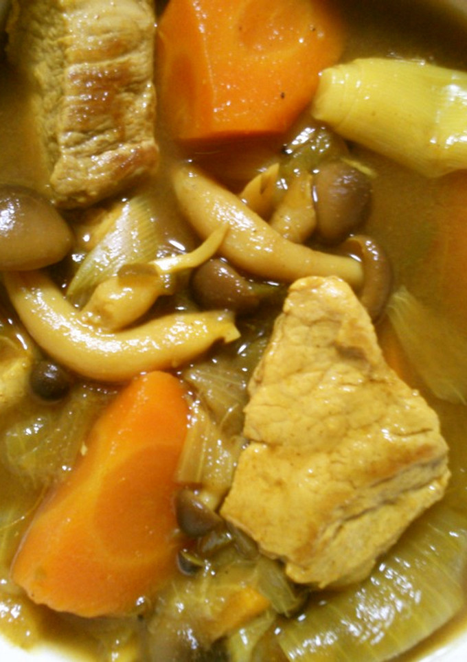豚ヒレ肉と野菜の　和風カレー煮込み！！-レシピのメイン写真