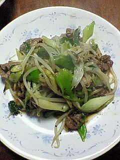 牛肉とネギ炒め-レシピのメイン写真