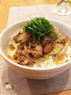 フライパンで簡単!サバのあまから丼-レシピのメイン写真