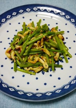アスパラとタコのカレー醬油炒め-レシピのメイン写真