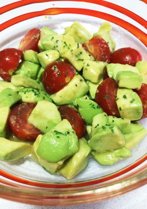 アボカドとトマトのポン酢あえ-レシピのメイン写真
