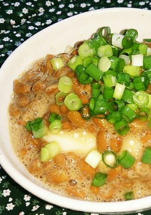 さわやか★赤梅酢と納豆のせ豆腐-レシピのメイン写真
