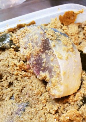 和製アンチョビ☆へしこ(サバのぬか漬け)-レシピのメイン写真