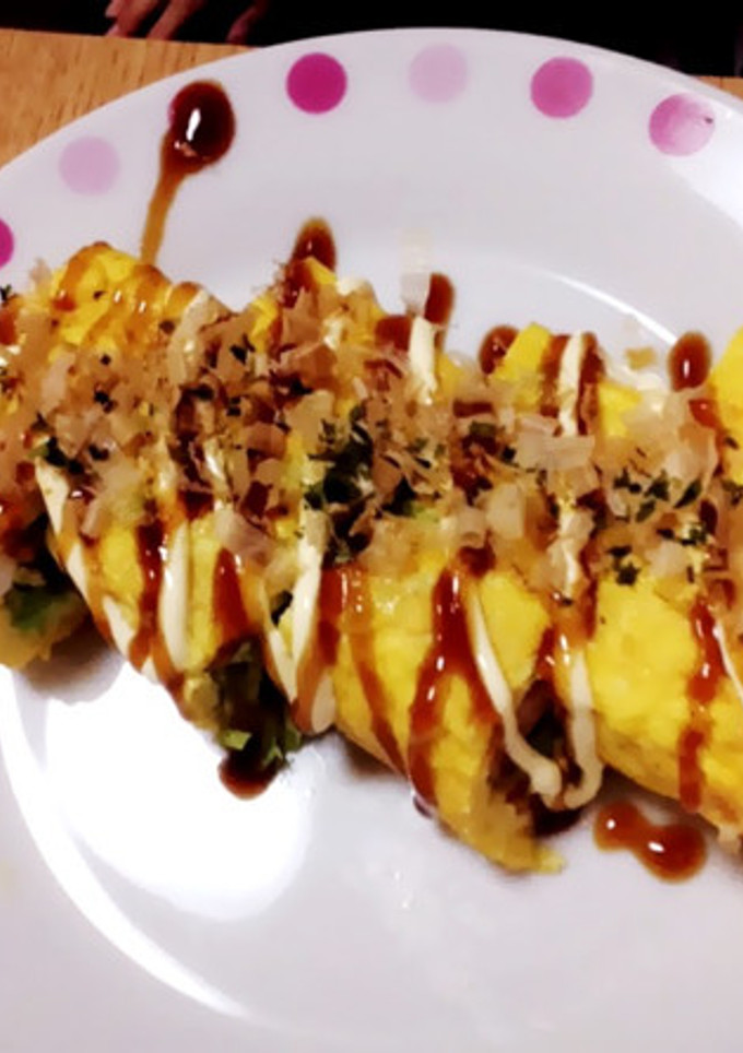 お好み焼き風★卵焼き-レシピのメイン写真