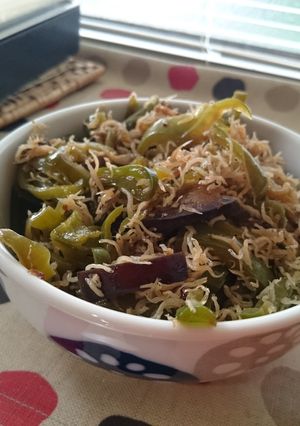 ピーマンとしらすの炒め物〜ポン酢風味〜-レシピのメイン写真