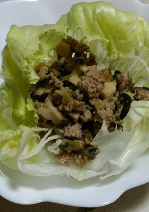 豚挽き肉のレタス包み☆-レシピのメイン写真