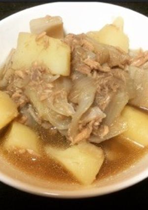 蓮根シーチキン肉じゃが-レシピのメイン写真