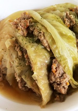 キャベツの肉詰め煮-レシピのメイン写真