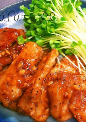 スパイシーガリバタポン酢ポークソテー-レシピのメイン写真