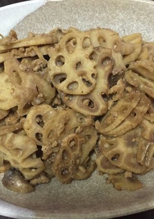 蓮根のキンピラエスニック風-レシピのメイン写真