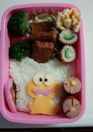 ど根性ガエル　第2弾　ピョン吉キャラ弁♪-レシピのメイン写真