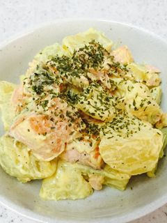 鮭とじゃがいものマスタードマヨサラダ-レシピのメイン写真