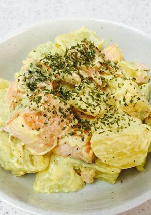 鮭とじゃがいものマスタードマヨサラダ-レシピのメイン写真