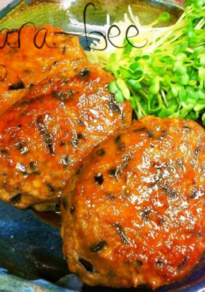 簡単♡柔らかジューシー照り焼きナスバーグ-レシピのメイン写真