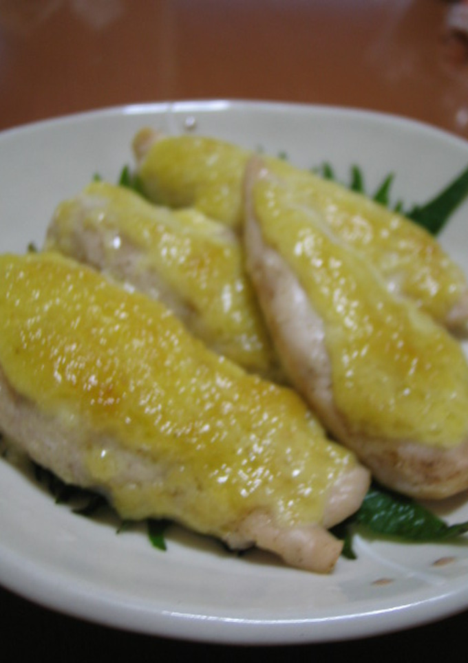 ささみのワサビマヨ焼き-レシピのメイン写真