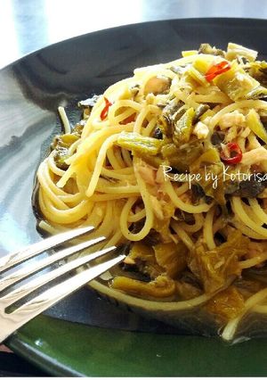 ✽最高✨和風好きさんの高菜ツナパスタ-レシピのメイン写真