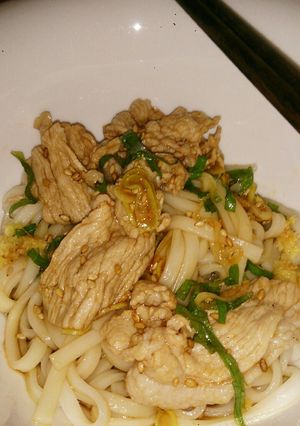 冷やしぶっかけちょっと辛豚しゃぶうどん-レシピのメイン写真