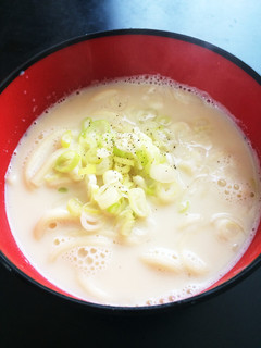 手抜き!!豆乳うどん-レシピのメイン写真