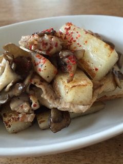 山芋と舞茸の炒め物-レシピのメイン写真