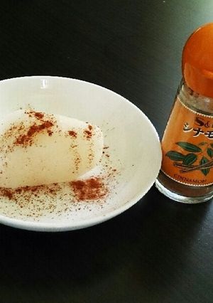これは美味しい!冷凍梨のシナモンがけ☆-レシピのメイン写真