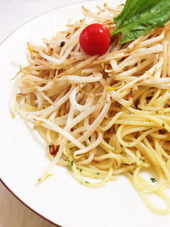 もやし炒めのせ☆ペペロンチーノランチ-レシピのメイン写真
