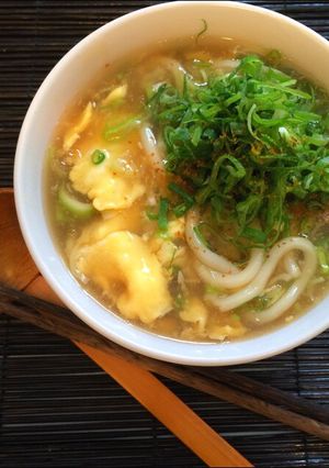 ＊葱だく！とろ〜り生姜かき玉うどん＊-レシピのメイン写真