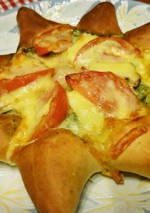 ☆ジェノバ風ポテトピッツァ☆ 星ピザ-レシピのメイン写真